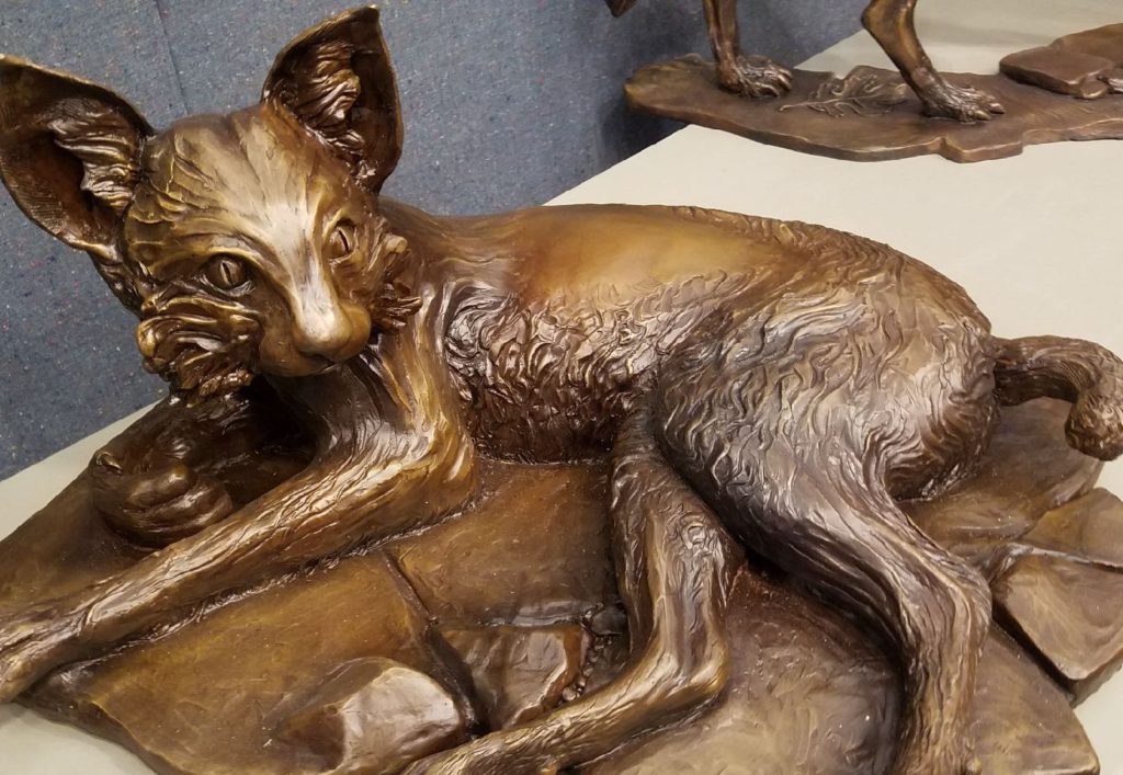 Flower Mound Heritage Park Nature Trail: reception for BRONZE ANIMALS on March 30