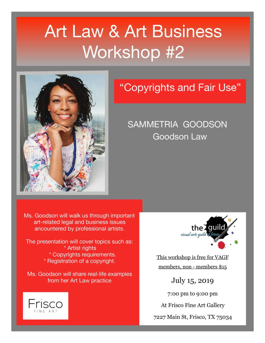 Copyrights and Fair Use workshop July 15