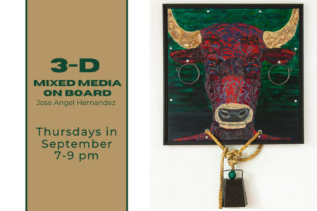 3D Mixed Media on Board – Thursdays in September