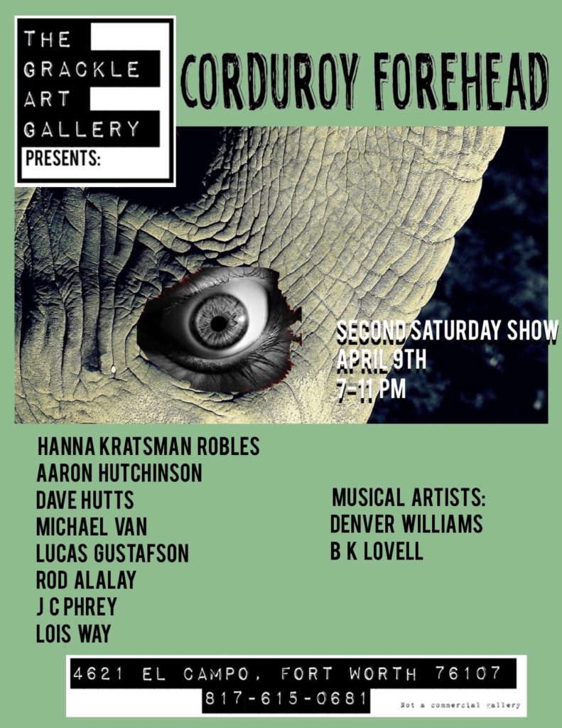 Corduroy Forehead, a group show